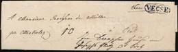 1840 Portós Levél / Unpaid Cover ,,VECSE' - Pest - Otros & Sin Clasificación