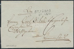 1847 Portós Levél / Cover With Postage Due 'SZ. VÁROS' - Hermannstadt - Sonstige & Ohne Zuordnung