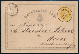 1869 2kr Díjjegyes Levelezőlap 'DEWA' - Sonstige & Ohne Zuordnung