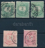 O 1881 3 X 3kr, 2 X 5kr,  13-as Fogazással - Altri & Non Classificati