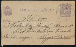 1918 Zárt Díjjegyes Levelezőlap 'EGER-PUTNOK 378' Mozgóposta Bélyegzéssel - Otros & Sin Clasificación