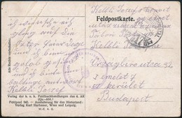 1917 Tábori Posta Képeslap / Field Postcard 'M.KIR. BUDAPESTI HONVÉD GYALOGEZRED' + 'TP 417' - Autres & Non Classés
