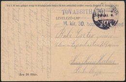 1918 Tábori Posta Képeslap / Field Postcard 'M.kir. 30. Honv. Gyal. Ezred II. Zlj.' + 'TP 414' - Altri & Non Classificati