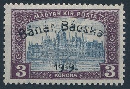 ** Bánát-Bácska 1919 Parlament 3K Garancia Nélkül (**20.000) - Otros & Sin Clasificación