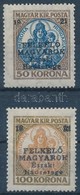 ** * Nyugat-Magyarország V. 1921 Koronás Madonna 50K + 100K Garancia Nélkül / No Guarantee - Otros & Sin Clasificación