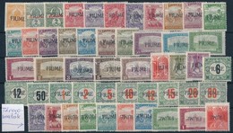 ** Fiume 1919 50 Db Bélyeg, Benne Különböző Címletek, Ebből 10 Db Tévnyomat, Garancia Nélkül - Altri & Non Classificati