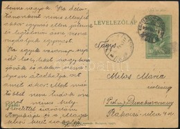 1938 Díjjegyes Levelezőlap 'ESZTERGOM-BUDAPEST 218' Mozgóposta Bélyegzővel - Altri & Non Classificati
