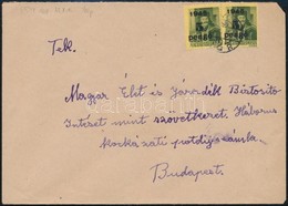 1945 (3. Díjszabás) Távolsági Levél Kisegítő 2 X 5P/8f Bérmentesítéssel - Otros & Sin Clasificación