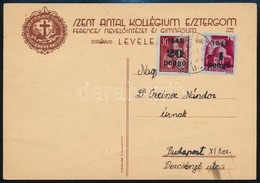 1945 (4. Díjszabás) Helyi Levelezőlap Kisegítő 4P/30f + 20P/30f Bérmentesítéssel - Otros & Sin Clasificación