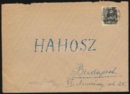 1945 (5. Díjszabás) Távolsági Levél Kisegítő 60P/18f Bérmentesítéssel, Az Előző Díjszabás Szerint Bérmentesítve - Altri & Non Classificati