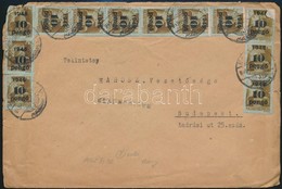 1945 (5. Díjszabás) Távolsági Levél Kisegítő 12 X 10P/80f Bérmentesítéssel - Sonstige & Ohne Zuordnung