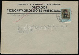 1946 (7. Díjszabás) Helyi Levél Betűs HI.2./40f Bérmentesítéssel - Altri & Non Classificati