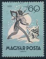 O 1959 Mese 60f A MAGYAR Második 'A' Betűjében Poloska - Otros & Sin Clasificación