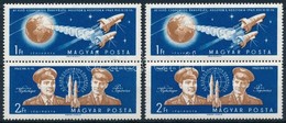 ** 1962 Az Első Csoportos űrrepülés Pár, A 2 Ft ,,kampó' Lemezhibával + Támpéldány - Altri & Non Classificati