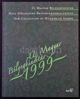 ** 1999 Új Magyar Bélyegkincstár Benne Az Ázsia állatai Blokk Fekete Nyomata Fekete Sorszámmal (40.000) / Year Book Incl - Altri & Non Classificati