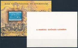 ** 1986 Buda Visszavívásának 300. évfordulója Emlékív Vastag Papíron Sorszámozott + Ajándék Emlékív (9.000) - Sonstige & Ohne Zuordnung