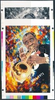 ** 2011/20 Louis Armstrong Cromalin Emlékívpár (120.000) - Sonstige & Ohne Zuordnung