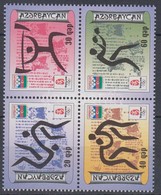 ** 2008 Nyári Olimpia, Peking Négyestömb Mi 711-714 - Altri & Non Classificati