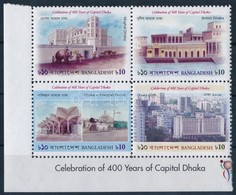 ** 2010 Dhaka Sor ívsarki Négyes Tömbben Mi 986-989 - Altri & Non Classificati