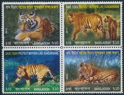 ** 2013 Tigris Négyestömb Mi 1134-1137 A - Altri & Non Classificati