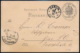 1890 A Császári Német Posta Főigazgatóság Hivatalos Levelezőlapja - Altri & Non Classificati