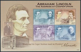 ** 2010 Abraham Lincoln Kisív Mi 6191-6194 - Altri & Non Classificati