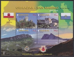 ** 2010 Gibraltár és San Marino Látnivalói Blokk Mi 93 - Sonstige & Ohne Zuordnung