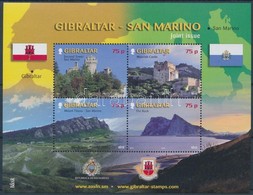 ** 2010 Gibraltár és San Marino Látnivalói Blokk Mi 93 - Autres & Non Classés