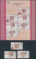 ** 2010 Kínai újév: Tigris éve Sor + Kisív Mi 2805-2807 - Autres & Non Classés