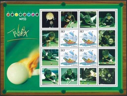 ** 2010 Magán Kiadás: Snooker - 2003 Hajó Megszemélyesített Bélyeg Kisív Formában Mi 3461 A (törött ívszél / Folded Marg - Autres & Non Classés