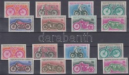 ** 1969 Régi Motorok és Kerékpárok Fogazott + Vágott Sor Mi 184-191 - Otros & Sin Clasificación