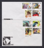 2010 Amerikai Madarak Sor Mi 5412-5419 2 Db FDC-n - Sonstige & Ohne Zuordnung