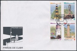 2010 Világítótorony Sor Mi 5441-5444 FDC - Otros & Sin Clasificación