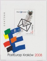 ** 2008 PostEurop Közgyűlés Blokk Mi 177 + FDC Alkalmi Kiadványban - Sonstige & Ohne Zuordnung