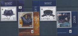 ** 2008 WWF Denevérek ívsarki Sor Mi 727-730 - Altri & Non Classificati