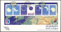 1999 Teljes Napfogyatkozás Blokk FDC,
Total Eclipse Block On FDC
Mi 6 - Altri & Non Classificati