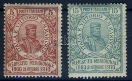 * 1910 Garibaldi Sor Mi 97-98 - Autres & Non Classés