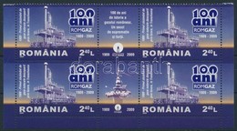 ** 2009 100 éves Az állami Gázipari Vállalat ívsarki ívközéprészes 4-es Tömb Mi 6356 - Sonstige & Ohne Zuordnung