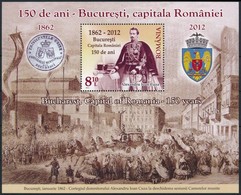 ** 2012 150 éves Bukarest Blokk Mi 523 - Otros & Sin Clasificación