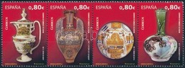 ** 2011 Kerámiák Sor Négyescsíkban Mi 4619-4622 - Altri & Non Classificati