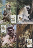 1986 WWF: Majom Sor 4 Db CM-en,
WWF: Monkey Set On 4 CM
Mi 184-187 - Altri & Non Classificati