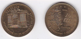 Poussan Hérault .1 ½ Ecu 1994 . Téléthon - Association Les 24 Heures De Poussan - Euro Van De Steden