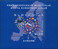 ** 2008 Szlovénia Csatlakozása Az Európai Unióhoz Blokk Mi 36 - Autres & Non Classés