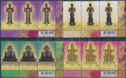 ** 2009 Istenek A Hinduizmusban Sor ívsarki Hármas Csíkokban Mi 2802-2805 - Altri & Non Classificati