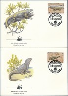 1986 WWF: Leguán Sor 4 Db FDC-n,
WWF: Iguana Set On 4 FDC
Mi 777-780 - Altri & Non Classificati