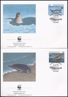 1993 WWF Fókák Sor 4 értéke 4 FDC,
WWF Seals Set 4 Values On 4 FDC
Mi 30, 32-34 - Otros & Sin Clasificación