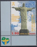 ** 2013 Ifjúsági Világnap Rio De Janeiro ívsarki  Bélyeg Mi 1771 - Sonstige & Ohne Zuordnung