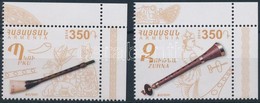 ** 2014 Europa CEPT, Hangszerek ívsarki Sor Mi 887-888 - Sonstige & Ohne Zuordnung