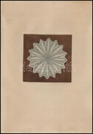 Ábrahám Rafael (1929-2014): Kagylómetria, Színezett Rézkarc, Papír, 15,5×15,5 Cm - Altri & Non Classificati