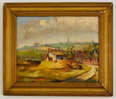 Jelzés Nélkül: Kőérberek. Olaj, Karton, Keretben, 21×25 Cm - Otros & Sin Clasificación